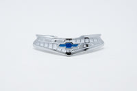 1955/56 V6 210 Horn Cap Emblem Chrome