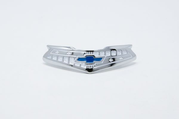 1955/56 V6 210 Horn Cap Emblem Chrome