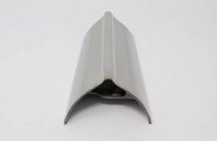 1957 Gas Filler Door Fin Mldng., Plshd. Stainless Steel