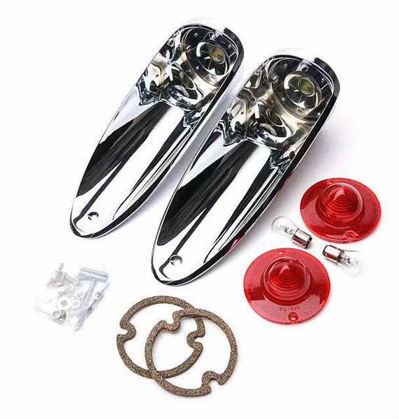 1956-1957 Corvette Tail Light Assemblies Pair